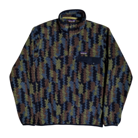 Patagonia Other - Patagonia Synchilla Sweater Mens Size S Pullover Climbing Trees Gorp Gorpcore